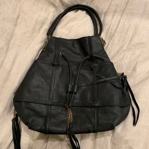 Lucky Brand Black Leather Purse